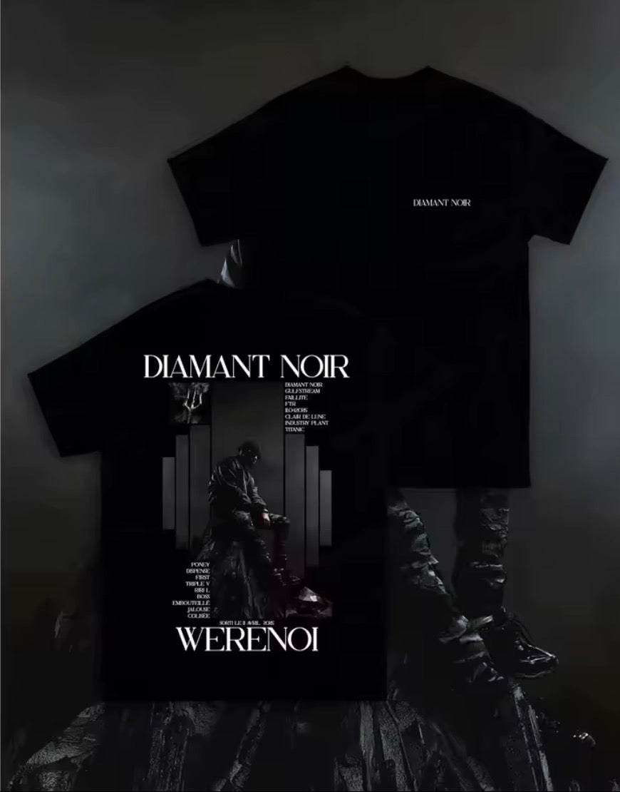 T-shirt Werenoi Diamant Noir