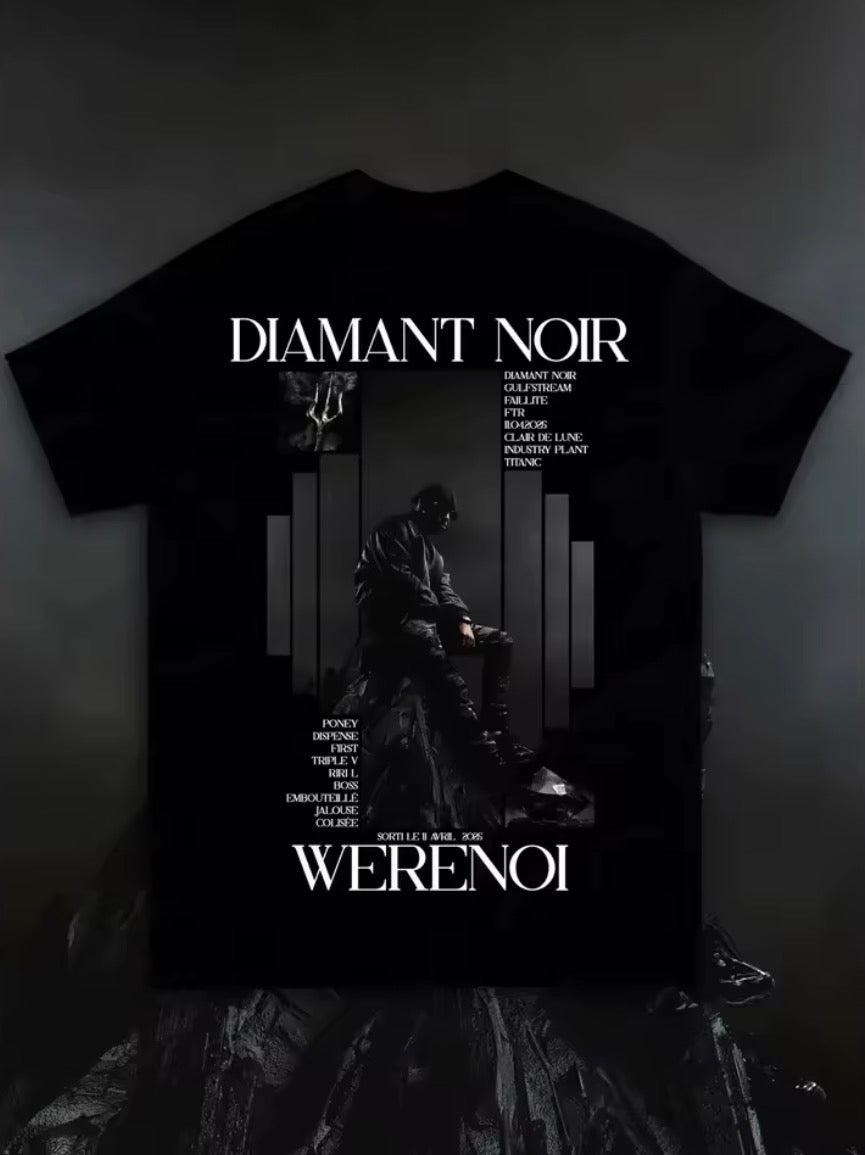 T-shirt Werenoi Diamant Noir